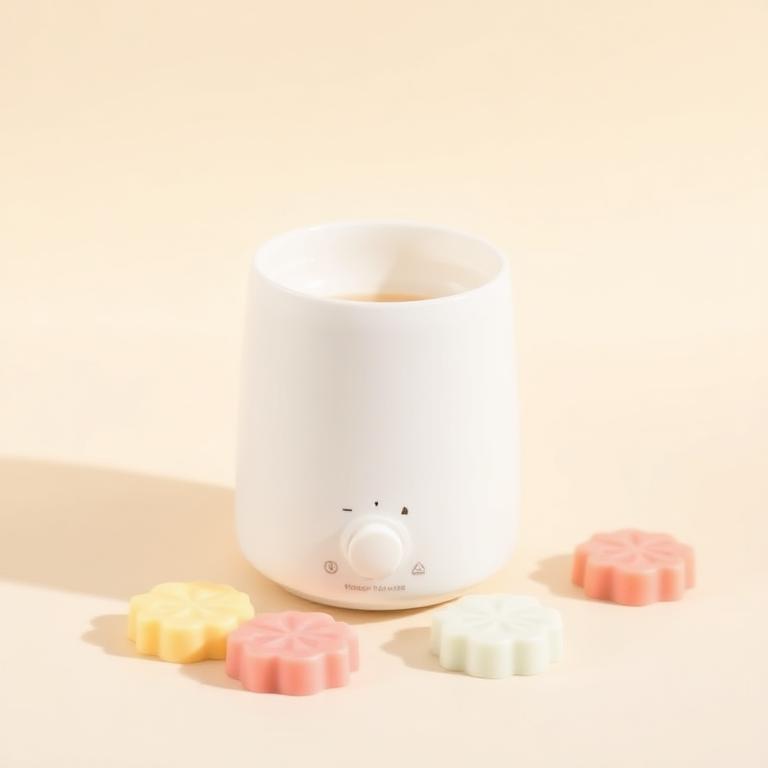 Wax Warmer and Melt Set packaging close-up